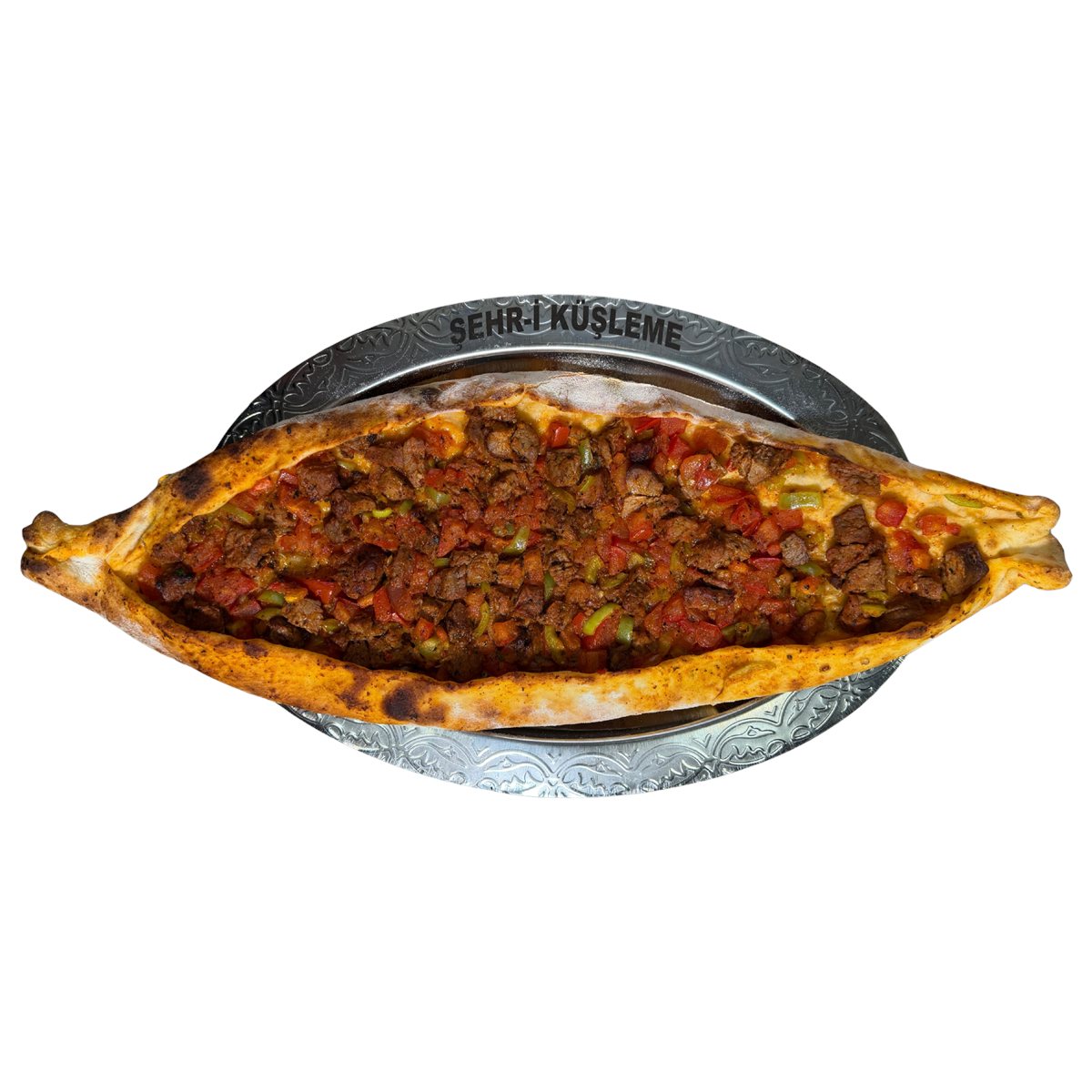 Pide con kuşbaşı